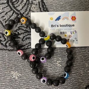 One Candyland evil eye bracelet